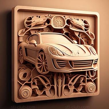 3D мадэль Porsche Panamera (STL)